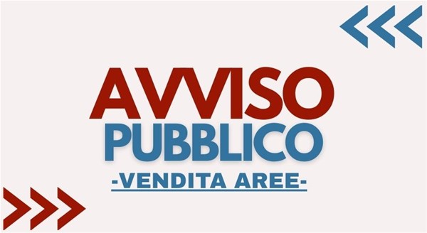 Avviso Pubblico - Vendita aree